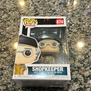 NWT OFFICIALLY LICENSED It Shopkeeper Funko Pop Figure Horror Halloween
